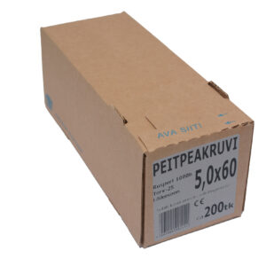 Peitpeakruvi, 5,0×60 Torx, ruspert 200 tk/pakk